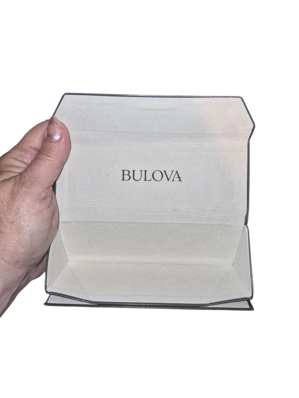 BULOVA DANZIG NAVY AUTHENTIC FRAMES EYEGLASSES 54[]17 140 Case & Cleaning Cloth